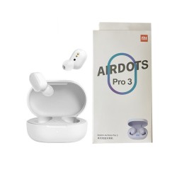 TWS AUSCULTADOR FONE DE OUVIDO SEM FIO XIAOMI REDMI AIRDOTS PRO 3 COM ESTOJO CARREGADOR E MICROFONE BRANCO TWS AUSCULTADOR FONE DE OUVIDO SEM FIO XIAOMI REDMI AIRDOTS PRO 3 COM ESTOJO CARREGADOR E MICROFONE BRANCO